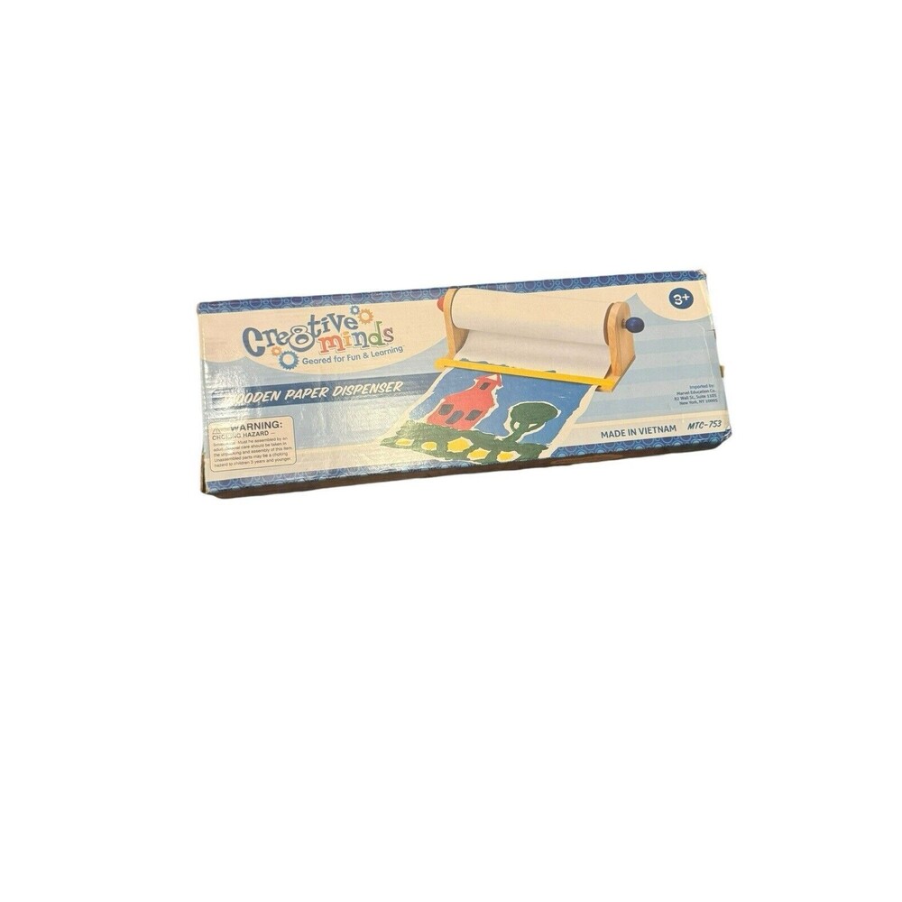 Cre8ative Minds Art Wooden Paper Dispenser Crafts Child